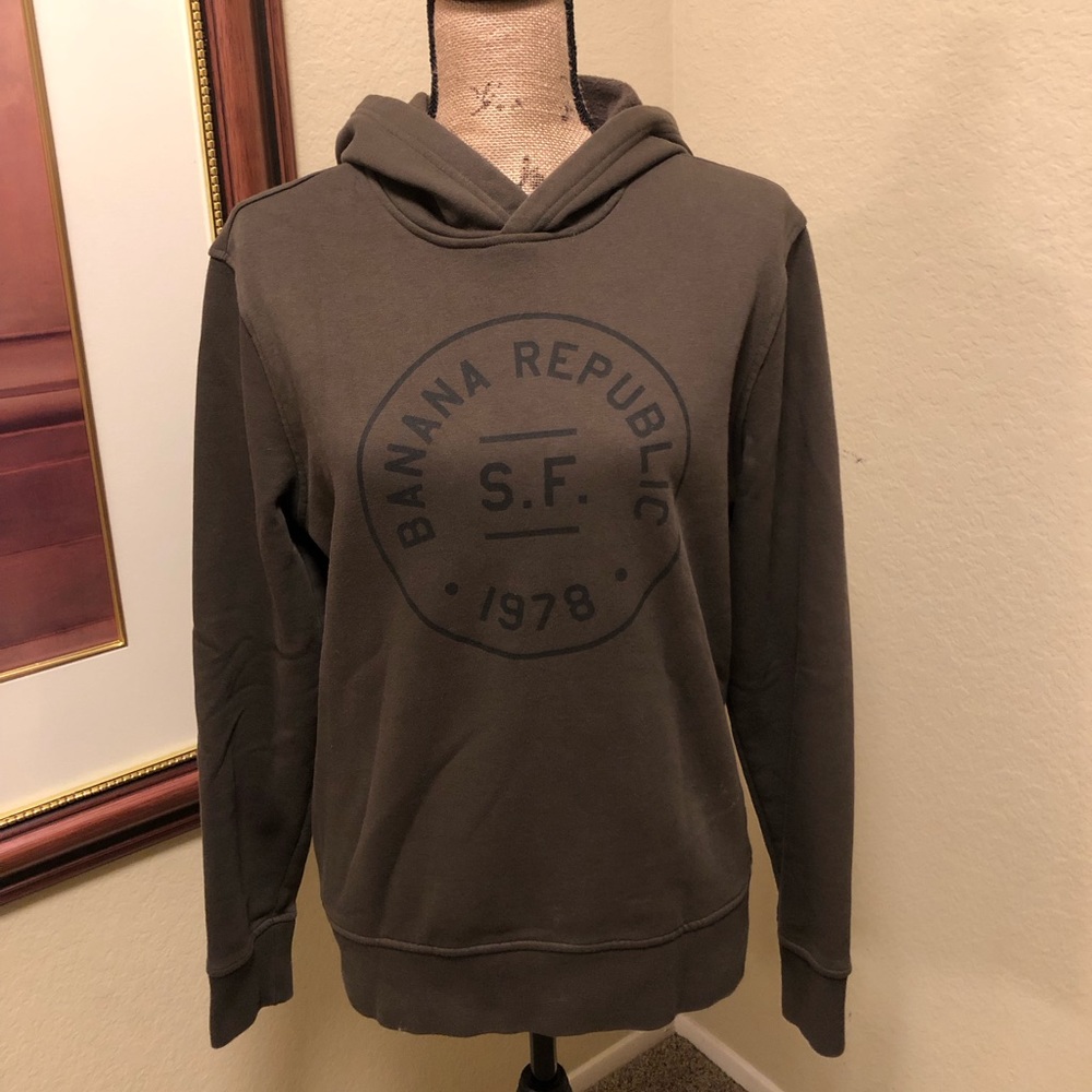 Banana Republic khaki hoodie